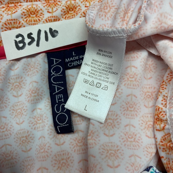 NWOT Aqua Et Sol Bathing Suit Cover Up | Size Large - Picture 5 of 5